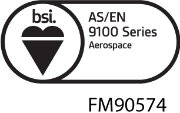 BSI AS/EN 9100 Series Aerospace - FM90574 Badge